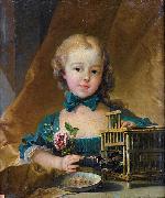Francois Boucher Playing with a Goldfinch Spain oil painting artist